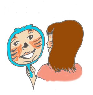 illustrationfriday word of week- Mirror