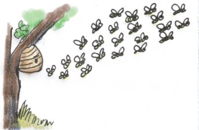 illustrationfriday word-Swarm